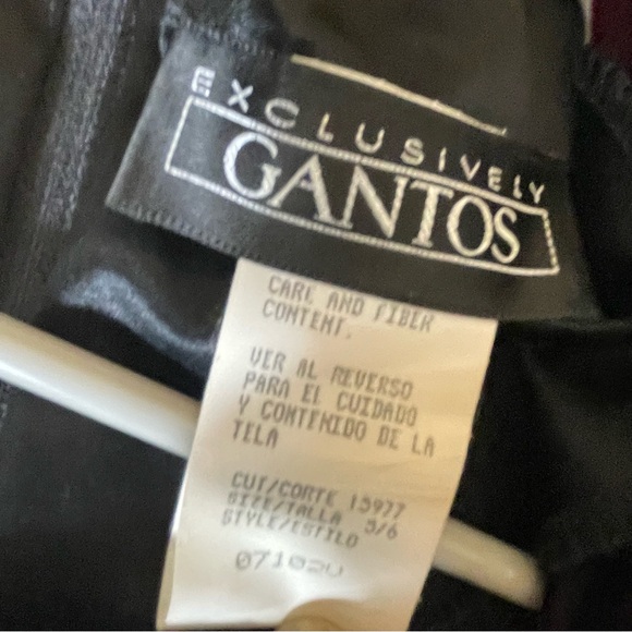 Exclusively Gantos,long maxi evening dress,velvet upper section. - Picture 5 of 10